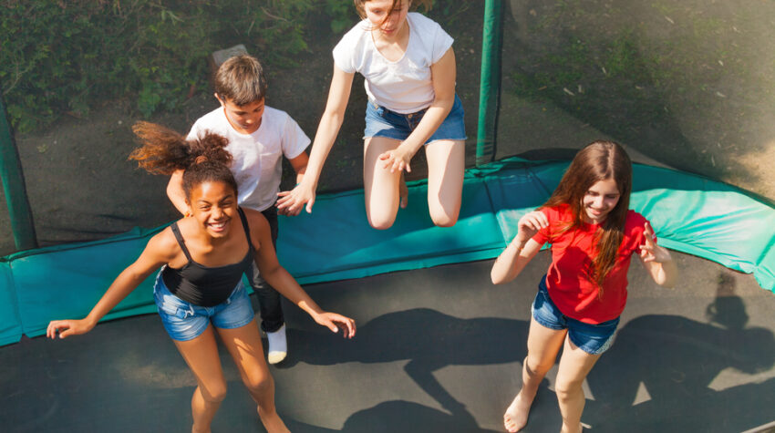 trampolinleg